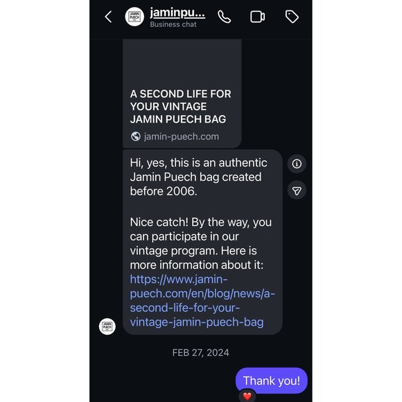 Vintage Jamin Puech Black Leather Zipper Accent Tote Bag Store has closed! - Picture 6 of 6